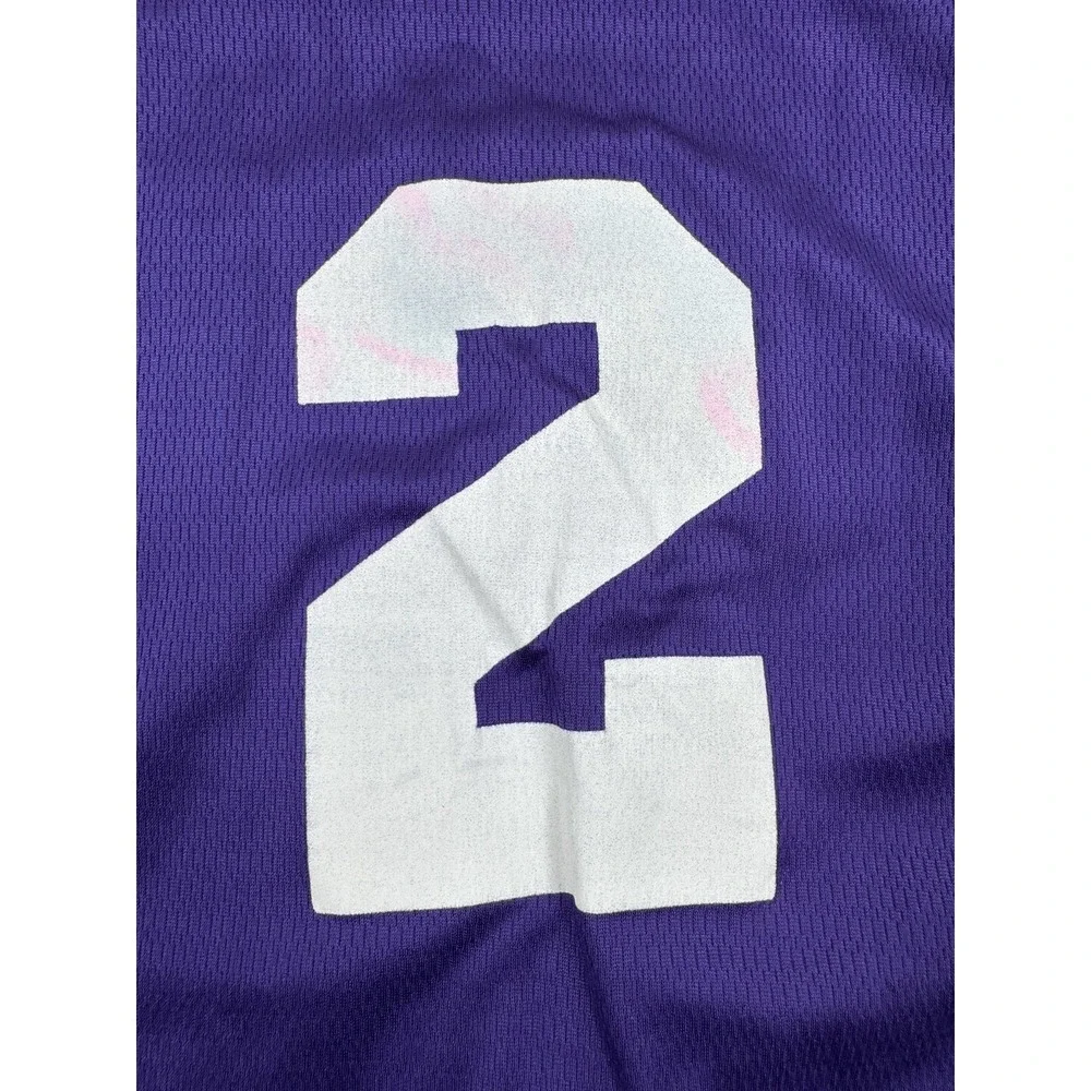 Los Angeles Lakers Jersey Youth Large Purple Gold NBA Basketball Alleson 2